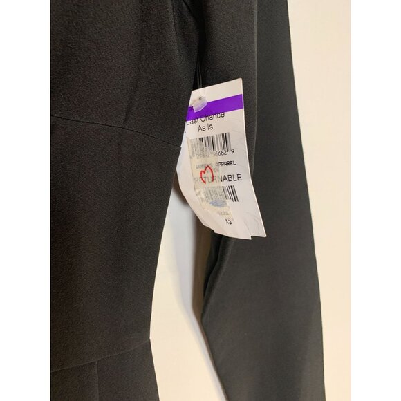 Moon River size XS Elegant Black Long Sleeve Sheath Dress Long Length NWT - Picture 9 of 10